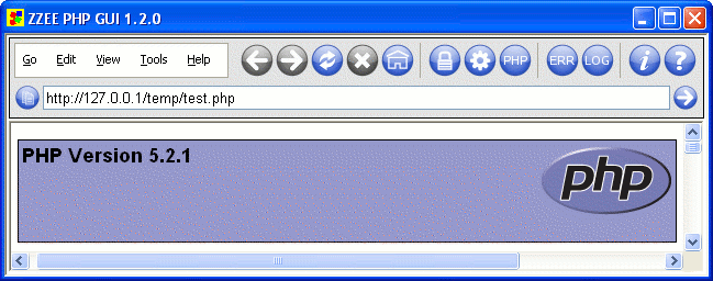 Click to view ZZEE PHP GUI 3.1.0 screenshot